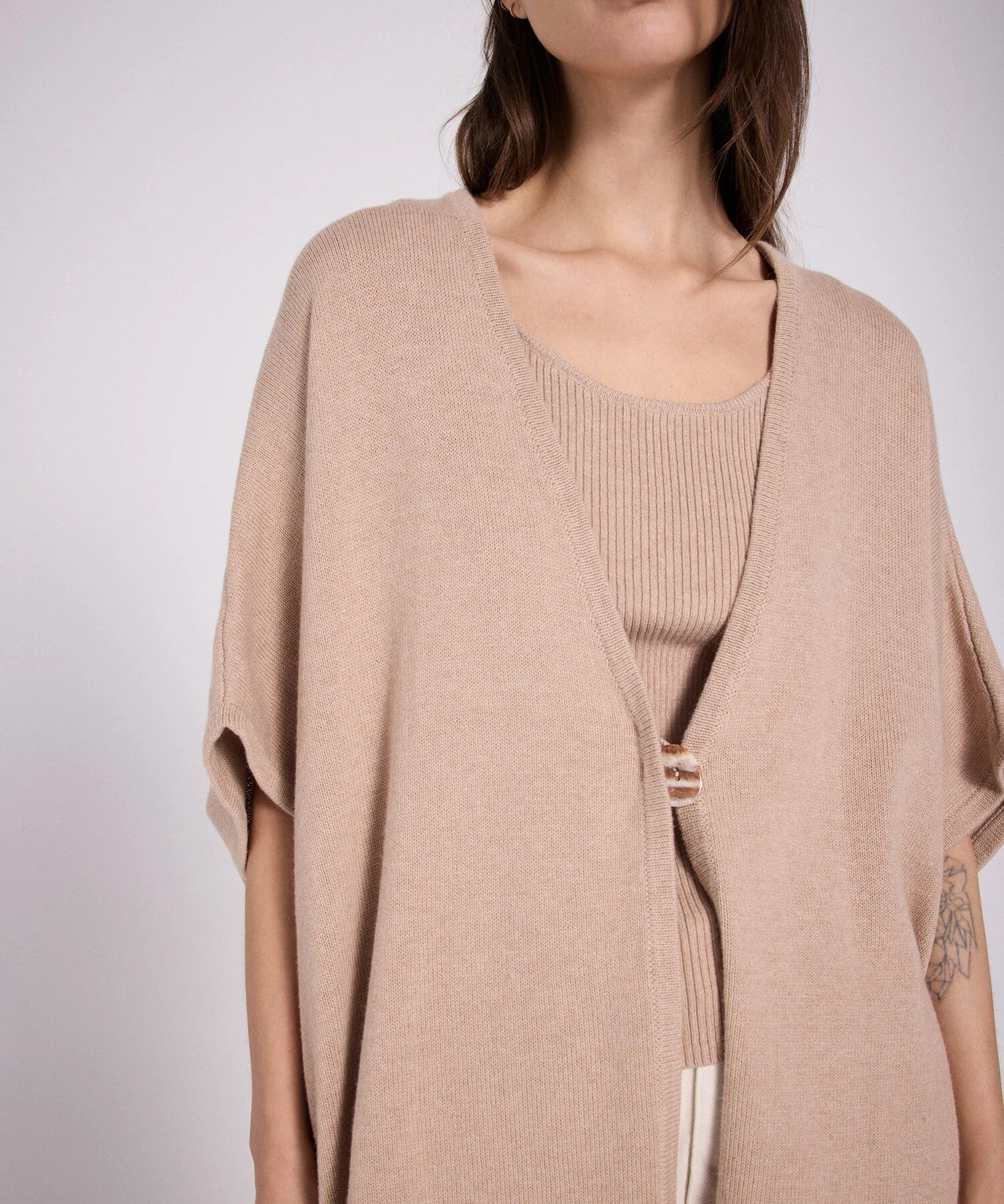 Shae cotton cashmere cardigan