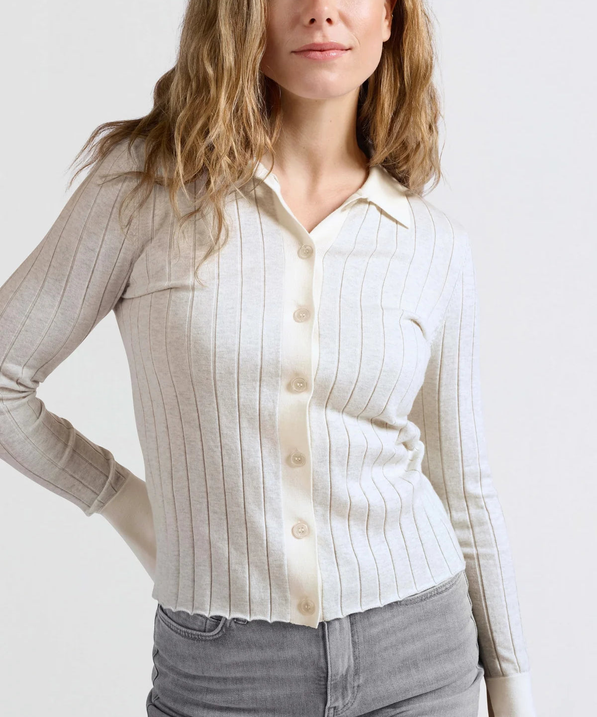 Rib Cardigan