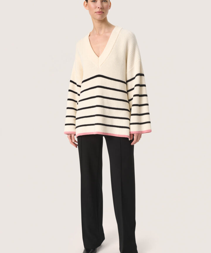 Musling V-Neck Pullover