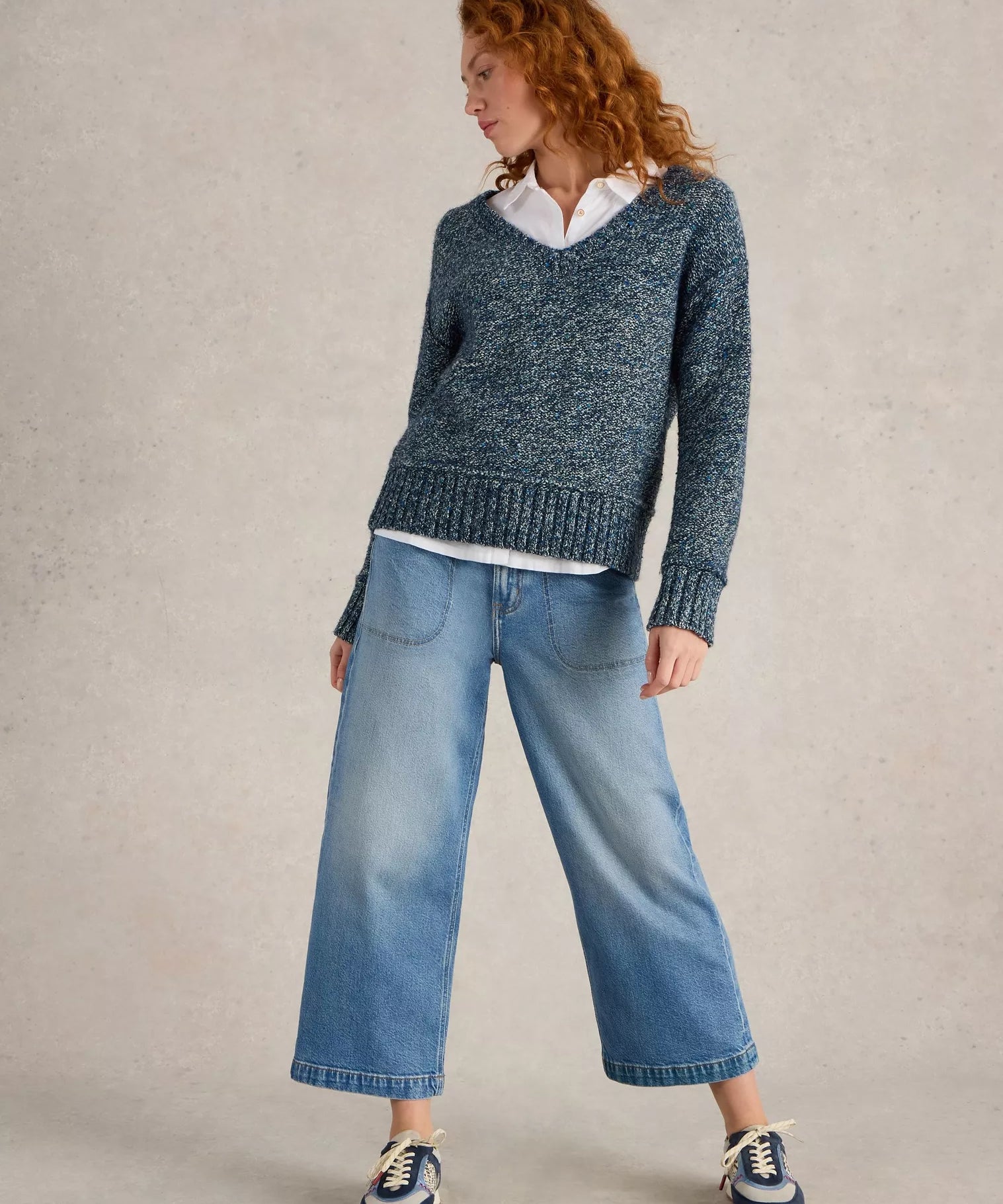 Tia Wide Leg Crop Jean