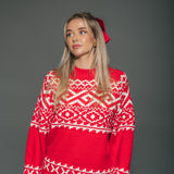 Fair Isle Sweater - Red