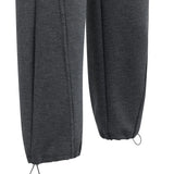 Jersey trousers w/ adjustable hems