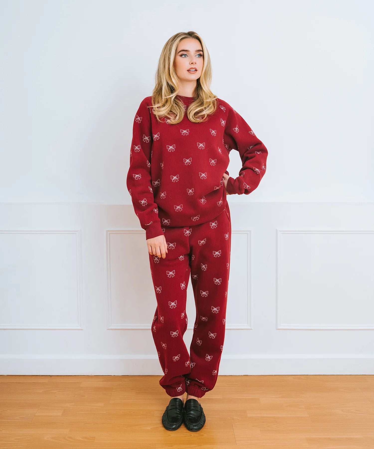 All over bow Big Sister Sweater