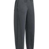 Jersey trousers w/ adjustable hems