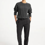 Soft knitted spencer w/contrast trims