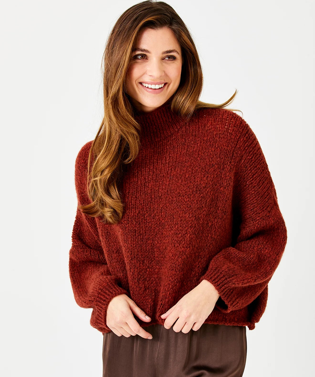 Fabian Sweater - Rust