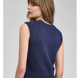 Pippa Knit Tank - Navy
