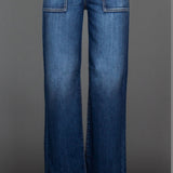 Joni wide leg denim trouser