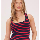 Sierra Tank - Garnet Stripe