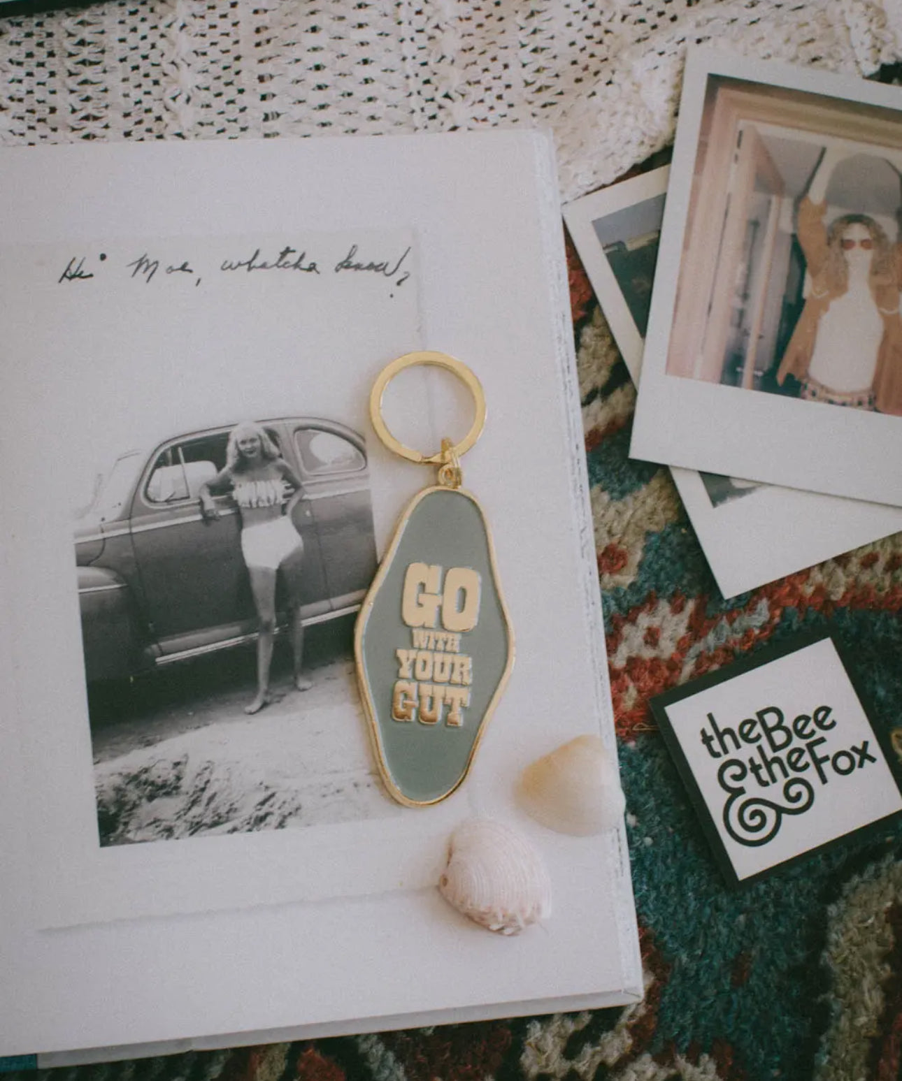 Go with your Gut Keychain