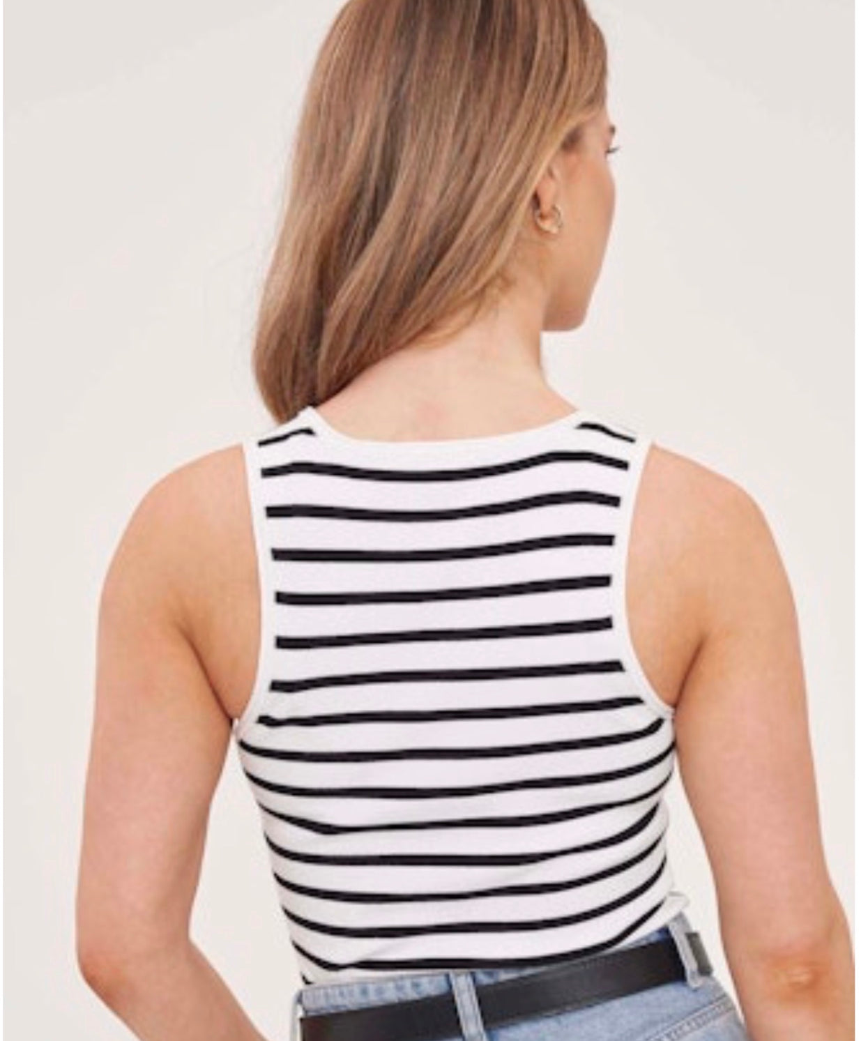 Sierra Tank - Black Stripe