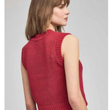 Pippa Knit Tank - Garnet