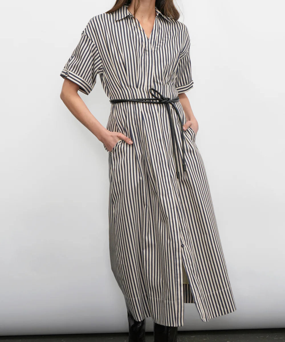 Vanisa Stripe Midi w/pockets