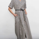 Vanisa Stripe Midi w/pockets