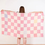 The BECKON | Muslin Turkish Towel (Pink)
