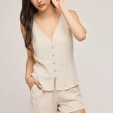 Jules Tank - linen