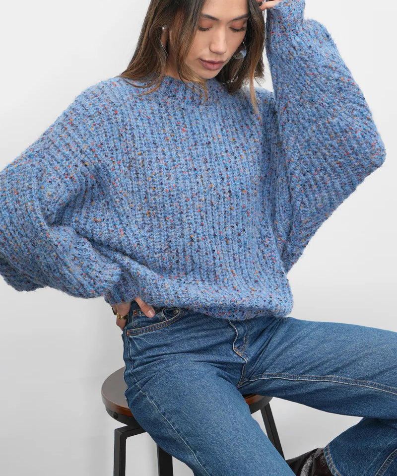 Jasper Slouchy Speckled Crew