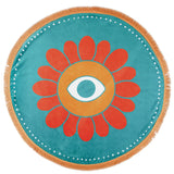 Flower Power Velour Round Towel