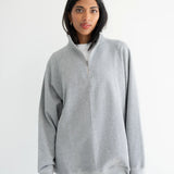 1/2 zip NYBF - Grey
