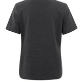 V-neck tee - Anthracite