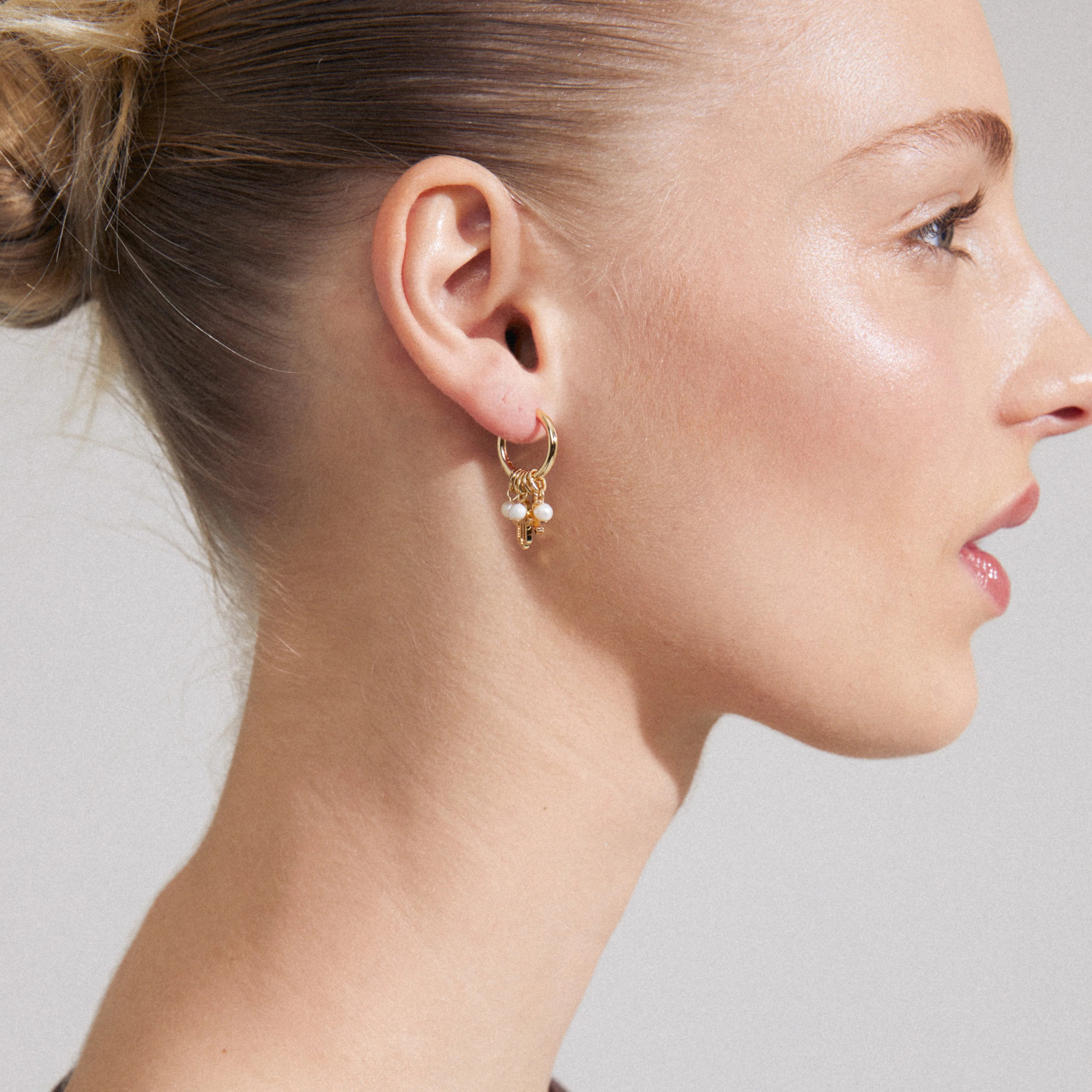 PRUCENCE recycled earrings gold-plated