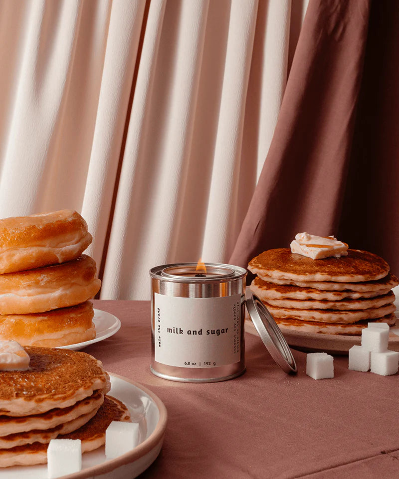 milk and sugar | vanilla + cinnamon + cream (jumbo)