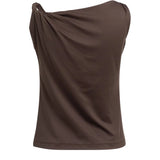 Top w/twisted shoulder