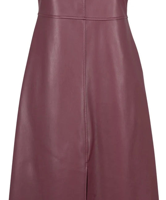 Covet Faux Leather Dress