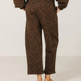 Leopard Barrel Jogger