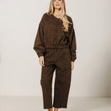 Leopard Barrel Jogger