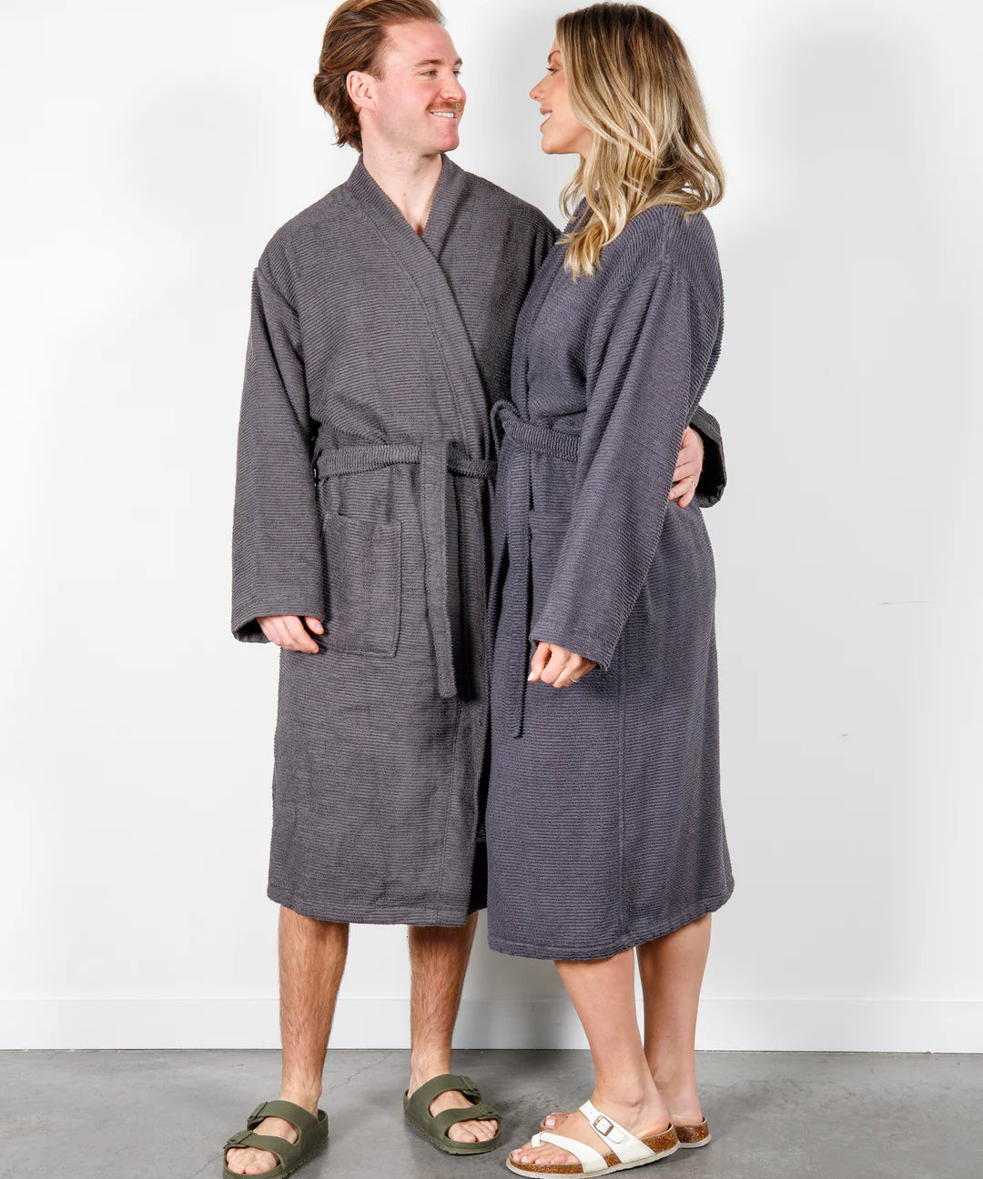 The Arnet Robe - Charcoal