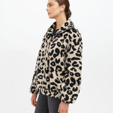 Leopard Sherpa Jacket