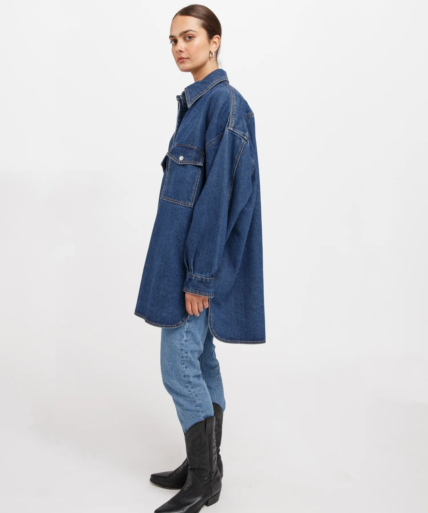Shania Denim Jacket - Indigo