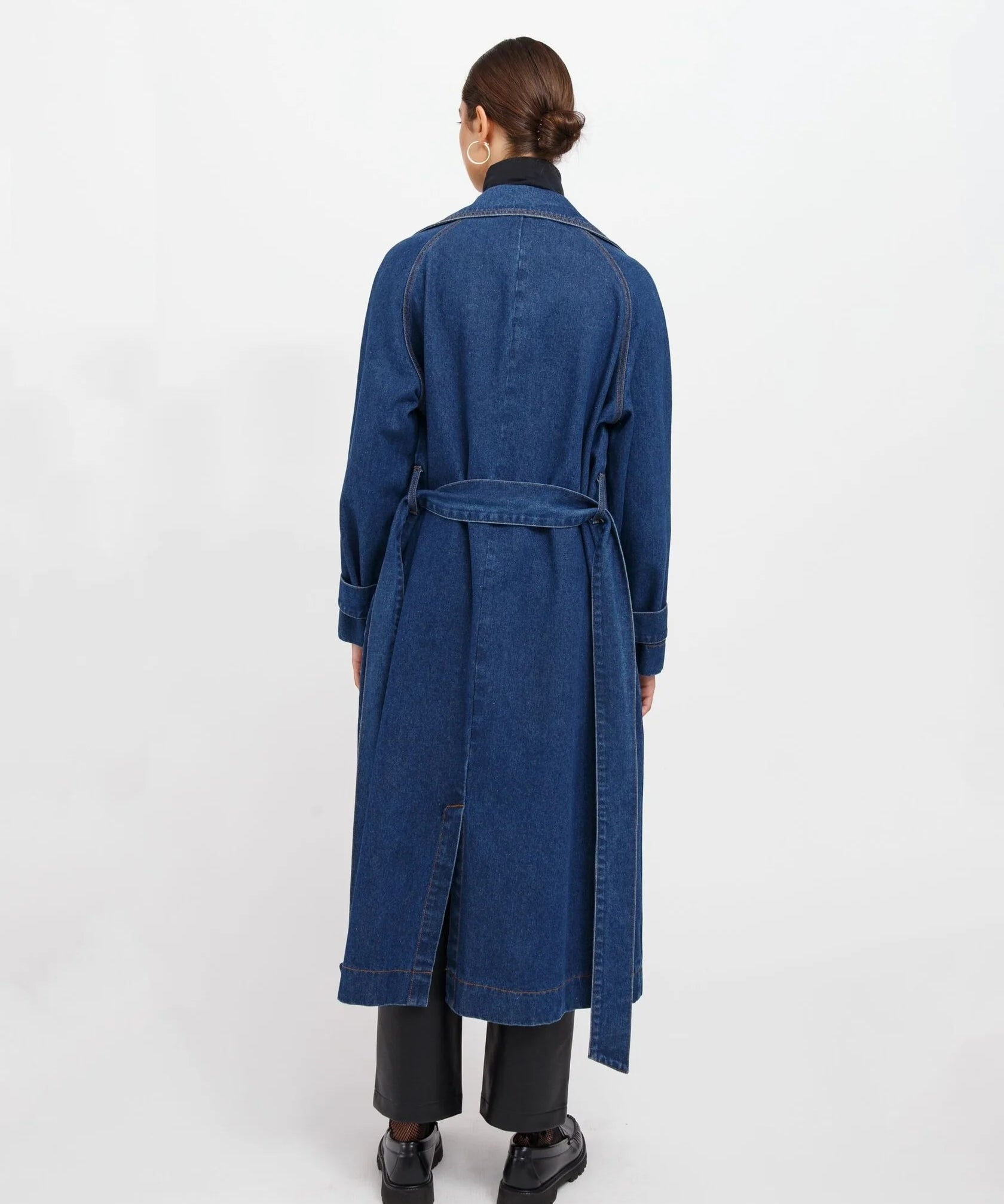 Caitlin Trench - indigo blue