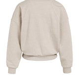 Sweatshirt w/v neck collar