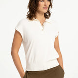 Knit Sleeveless Polo