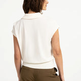 Knit Sleeveless Polo