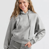 Hoodie w/zip detail