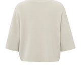 Soft Sweater w/rib sleeves