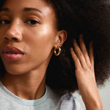 Marlo Hoop Earrings - Gold