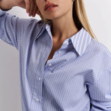 Stripe Mix Blouse