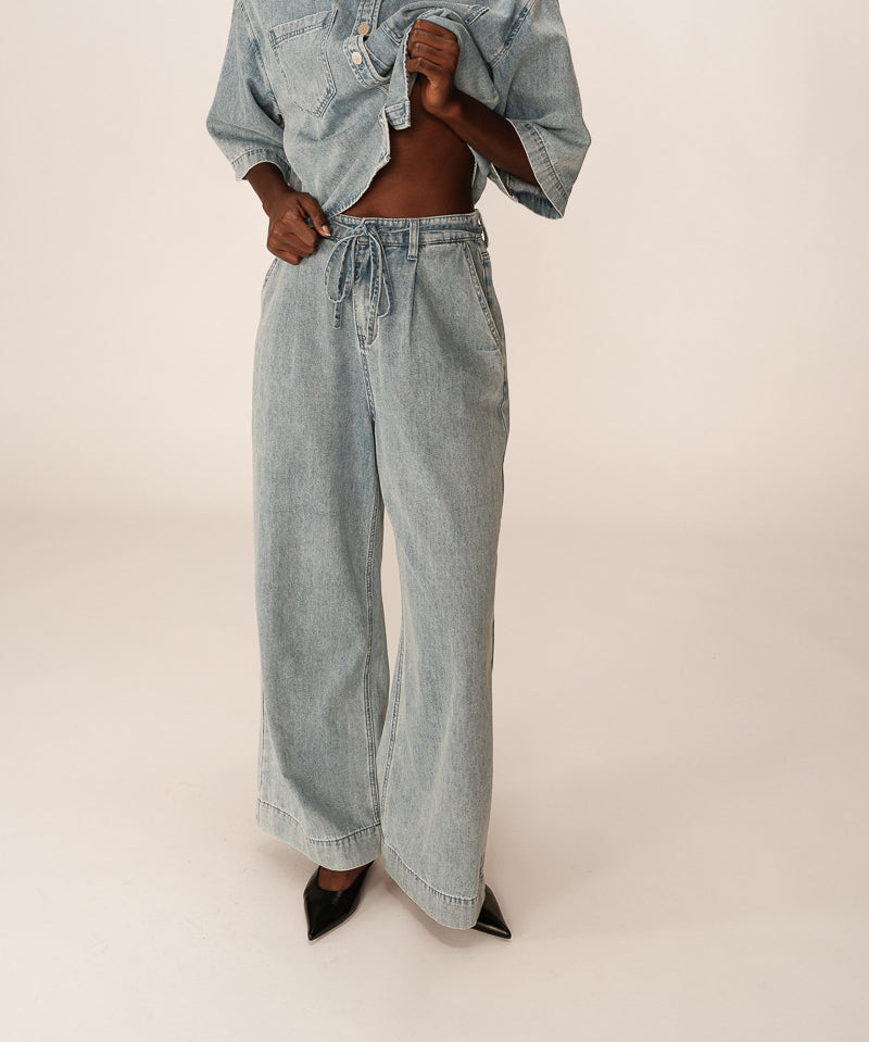 Pompon Wide Leg