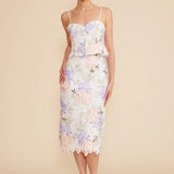 Alisyn Lace Midi Skirt