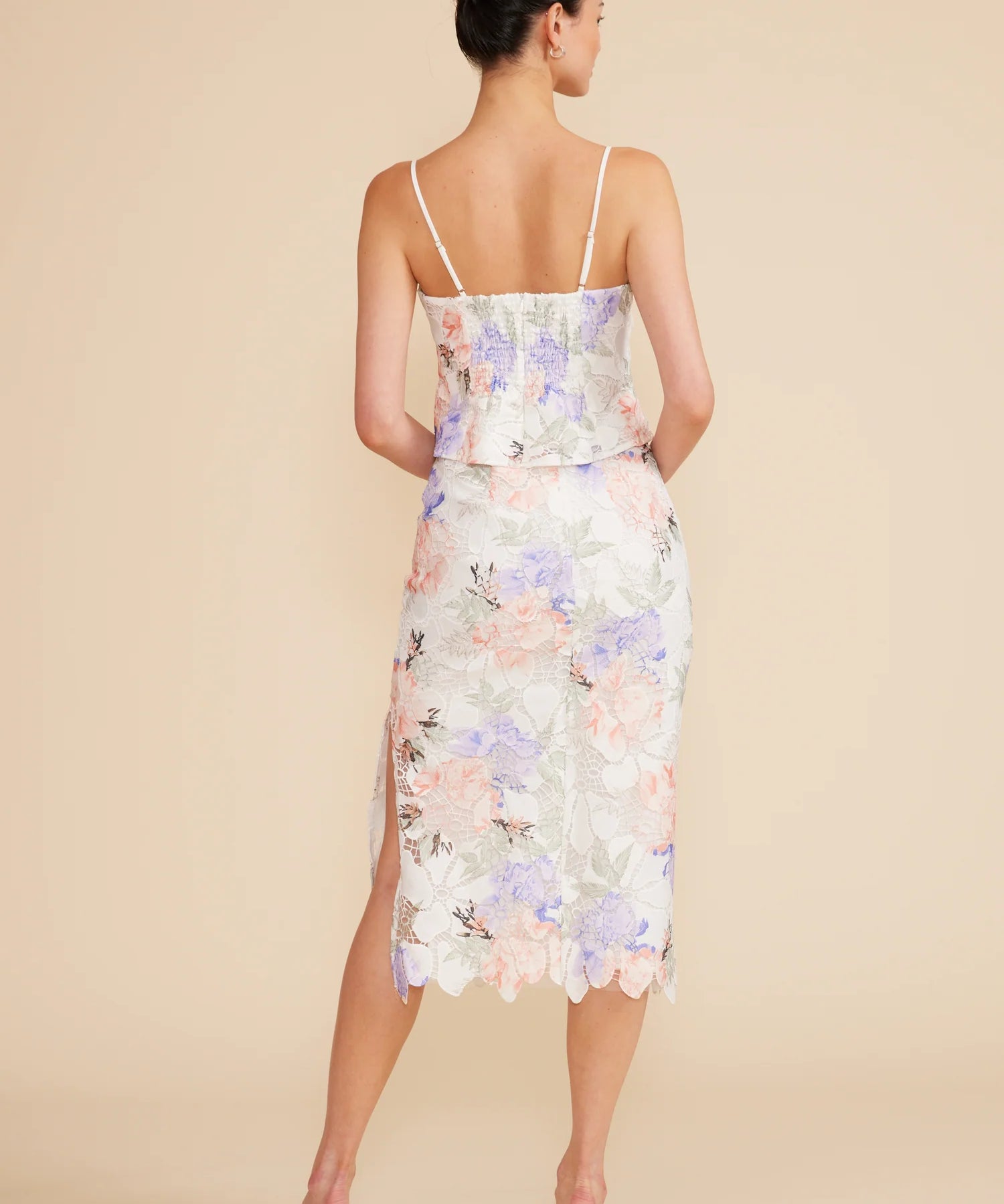 Alisyn Lace Midi Skirt