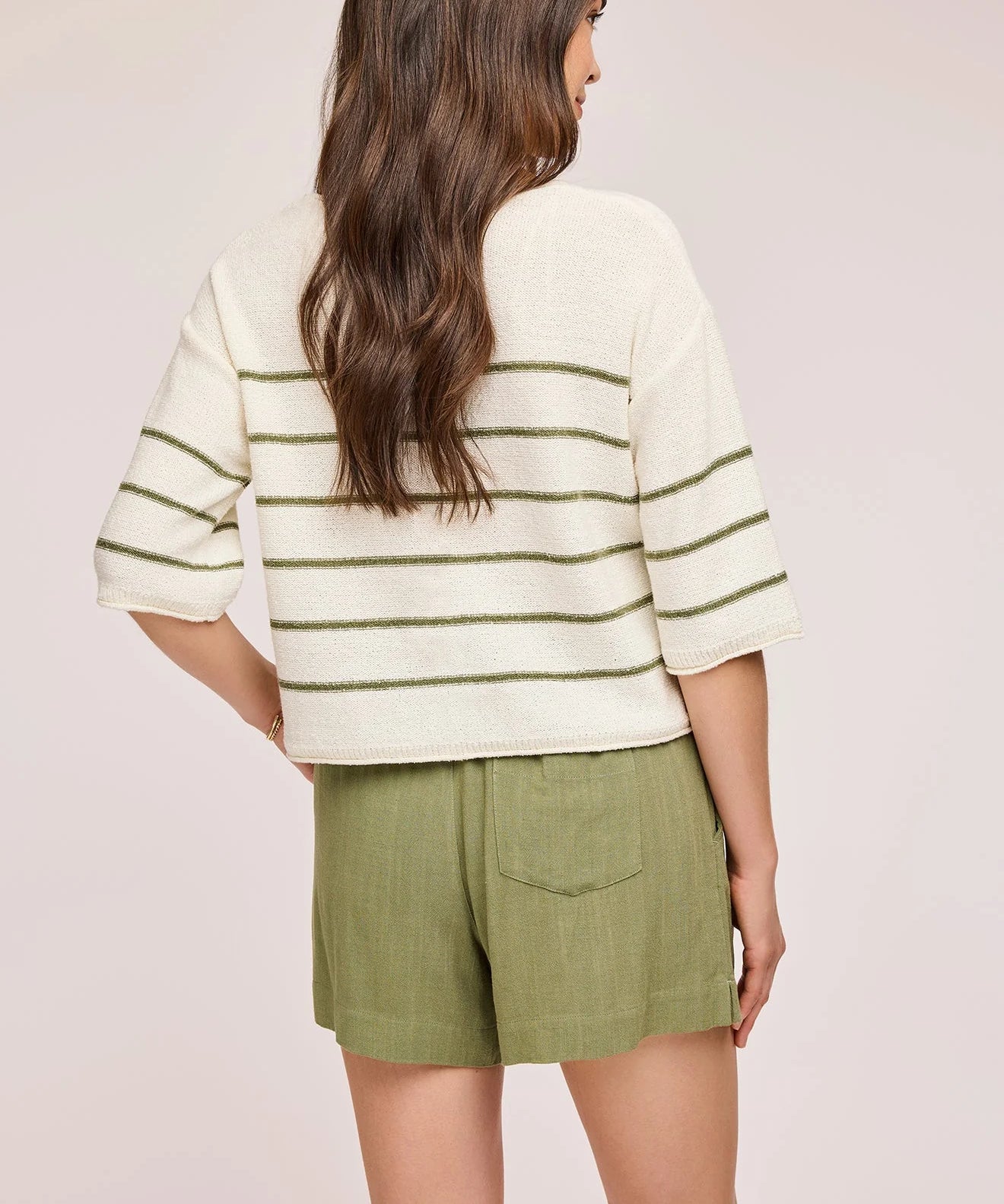 Amalfi Linen Short - Matcha