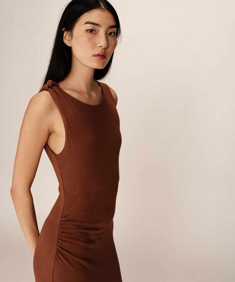 Pistache Dress - Chocolate