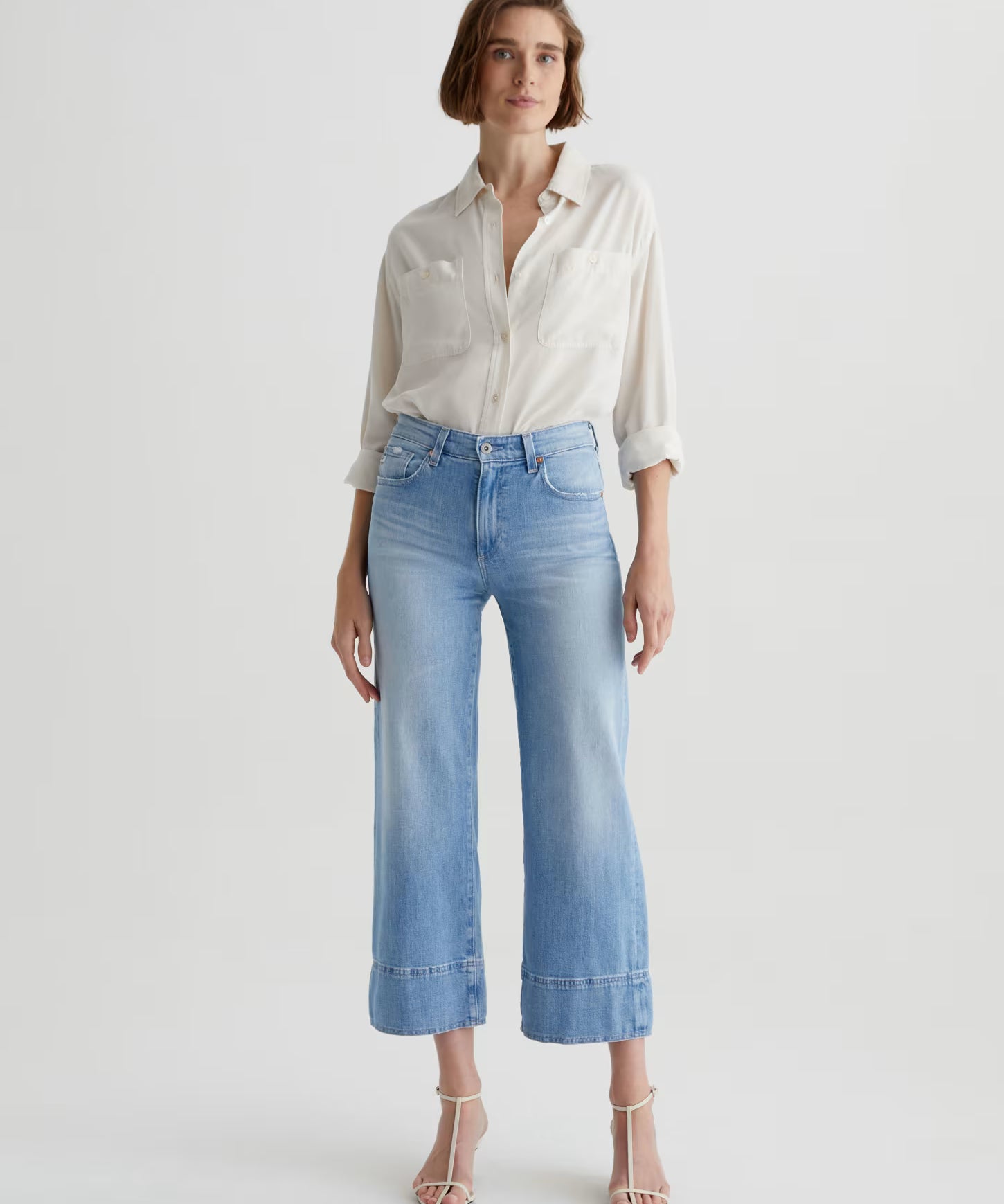 Saige Wide Leg Crop - Dana Point