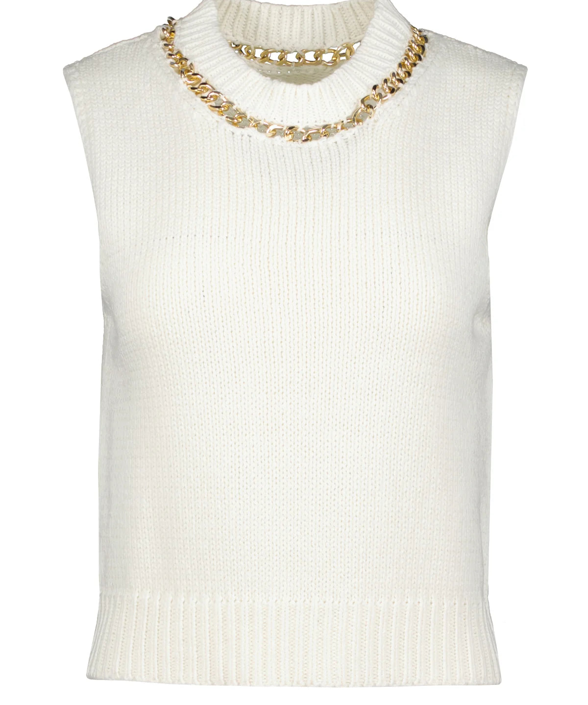 Savoy Knit Tank - Ivory