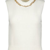 Savoy Knit Tank - Ivory