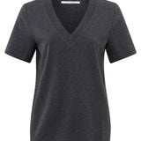 V-neck tee - Anthracite